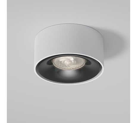 Встраиваемый светодиодный светильник Elektrostandard glam белый/черный 25095/led a065708