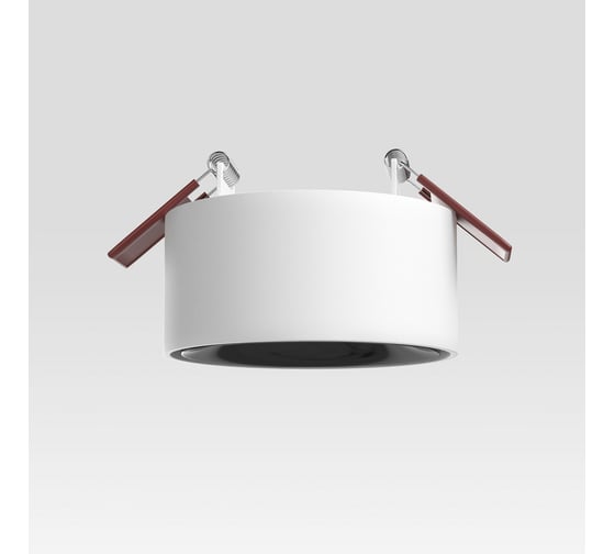 Встраиваемый светодиодный светильник Elektrostandard glam белый/черный 25095/led a065708