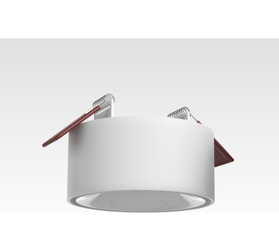 Встраиваемый светодиодный светильник Elektrostandard glam белый 25095/led a065709
