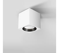 Потолочный светодиодный светильник Elektrostandard 9w 4000к matrix белый/черный 25051/led a065286