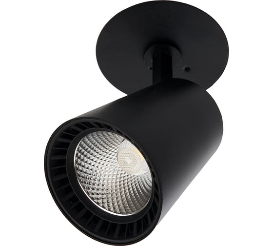 Светодиодный светильник FERON 12W, 4000К, 35 градусов, черный, AL181 41002