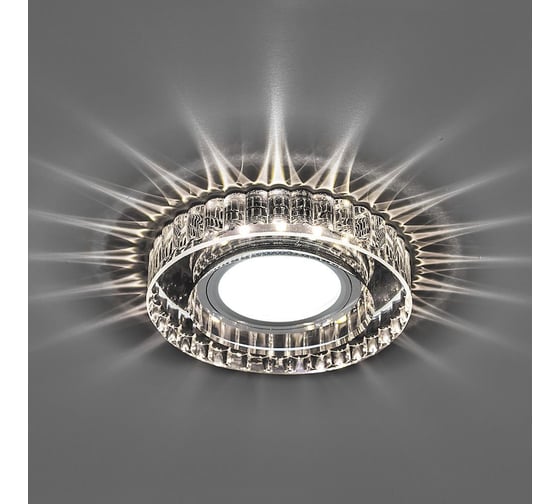 Потолочный светильник FERON 15LED 2835 SMD 4000K, MR16 50W G5.3, прозрачный, CD985 32662