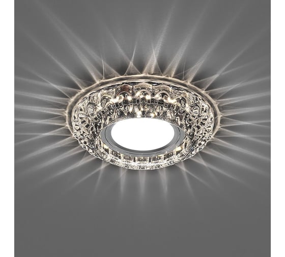 Потолочный светильник FERON 15LED 2835 SMD 4000K, MR16 50W G5.3, прозрачный, CD987 32664 1