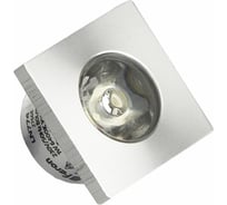 Встраиваемый светодиодный светильник FERON LN774/G774 1W 6400К серебристый 27668