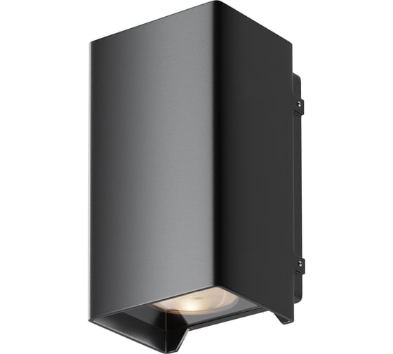Настенный светильник (бра) MAYTONI outdoor shell led 8w алюминий и стекло черный O570WL-L10B3K 1