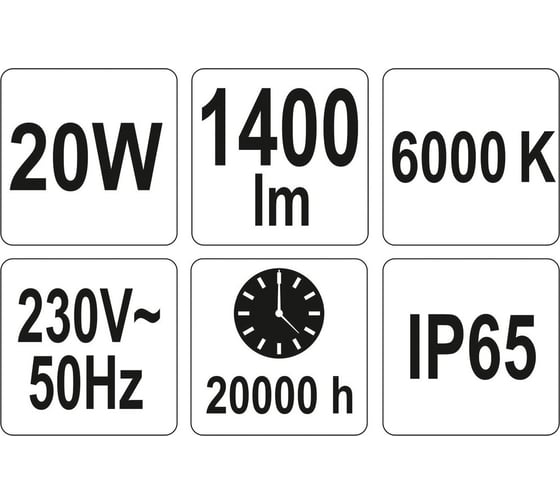 Светодиодный прожектор YATO 1400LM COB YT-81797