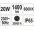 Светодиодный прожектор YATO 1400LM COB YT-81797 5