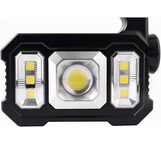 Аккумуляторный фонарь Ultraflash LED51526 4В, черный, 1LED+COB+6xSMD, 3 Вт, 4 режима, Micro USB, бокс 15194