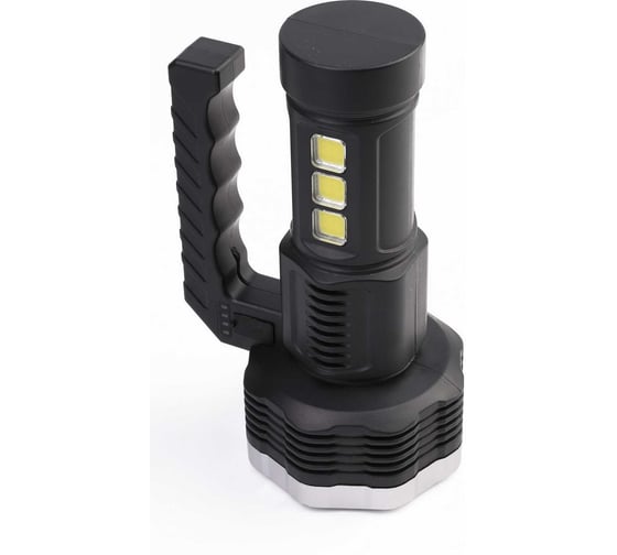 Аккумуляторный фонарь Ultraflash LED51537 4В, черный, 16LED, 3 Вт, 4 реж, Micro USB, бокс 15193