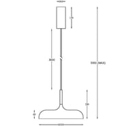 Подвесной светильник MAYTONI gerhard led 19w металл черный MOD189PL-L12B3K1