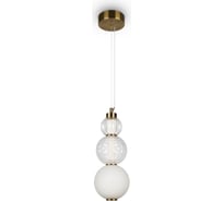 Подвесной светильник MAYTONI collar led 16w металл и акрил золото P069PL-L16G3K