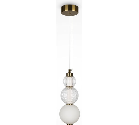 Подвесной светильник MAYTONI collar led 16w металл и акрил золото P069PL-L16G3K