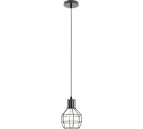 Металлический подвес ЭРА PL11 BK E27, max 60W, d160 мм, черный Б0037458