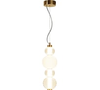 Подвесной светильник MAYTONI collar led 17w металл и акрил золото P069PL-L17G3K