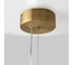 Подвесной светильник MAYTONI collar led 17w металл и акрил золото P069PL-L17G3K 8