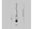 Подвесной светильник MAYTONI collar led 17w металл и акрил золото P069PL-L17G3K 9