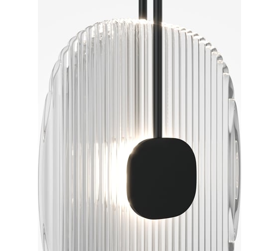 Подвесной светильник MAYTONI eclipse led 6w нержавеющая сталь матовый черный MOD152PL-L1BK