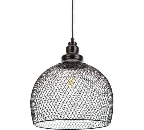 Металлический подвес ЭРА PL7 BK E27, max 60W, d280 мм, черный Б0037454