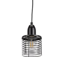 Металлический подвес ЭРА PL5 BK E27, max 60W, d110 мм, черный Б0037452