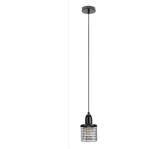 Металлический подвес ЭРА PL5 BK E27, max 60W, d110 мм, черный Б0037452
