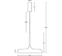 Подвесной светильник MAYTONI gerhard led 26w металл черный MOD189PL-L18B3K1