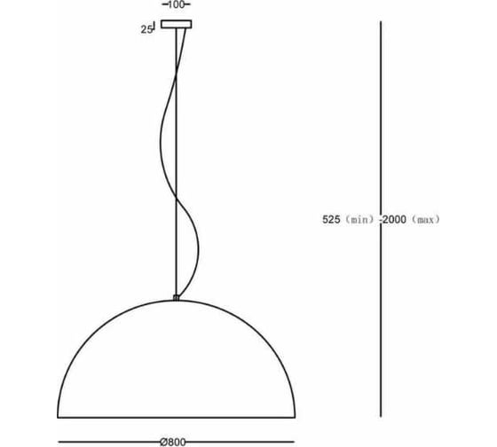 Подвесной светильник MAYTONI dome 5хe27x60w металл серый MOD169PL-05GR1