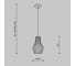 Подвесной светильник MAYTONI roots 1хe27x40w металл черный MOD191PL-01W 5