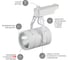 Трековый светильник ЭРА TR3 - 10 WH 10Вт белый COB Б0032105 7