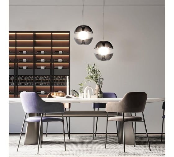 Подвесной светильник MAYTONI rebel led 6w металл хром MOD322PL-L6B3K