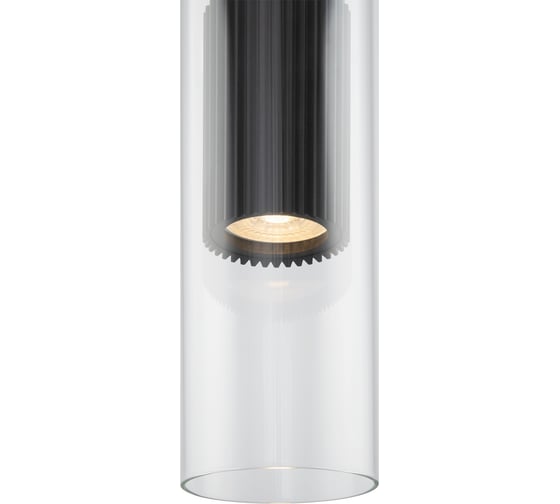 Подвесной светильник MAYTONI dynamics 1хgu10x50w алюминий матовый черный MOD326PL-01B