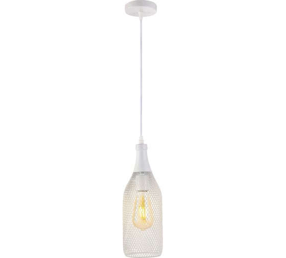 Подвесная люстра De Fran Е27 220В 1*60Вт Grissell белый N, SP -916 WT+WT