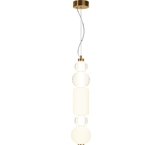Подвесной светильник MAYTONI collar led 35w металл и стекло золото P069PL-L35G3K