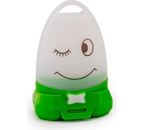 Фонарь ЯРКИЙ ЛУЧ LT-5 Хитрюля, салатовый, мини-кемпинг, белый LED 3 режима+RGB 4606400106166