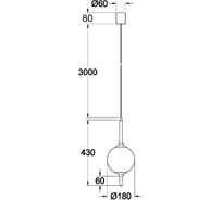 Подвесной светильник MAYTONI the sixth sense led 7w металл латунь Z020PL-L6BS3K
