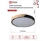 Светодиодный светильник IN HOME scandy wood-75rcb, 75Вт, 230В, 3000-6500k, 6000Лм, 400x50мм, с пультом ду, черный, 4690612047140 3