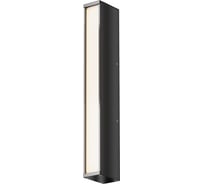Настенный светильник (бра) MAYTONI outdoor corte led 20w алюминий и стекло черный O571WL-L20B3K