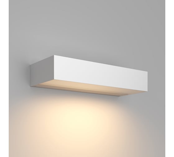Настенный светильник (бра) MAYTONI outdoor lot led 10w алюминий белый O428WL-L10W3K