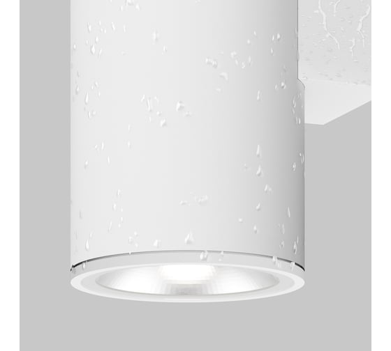 Настенный светильник (бра) MAYTONI outdoor shim led 24w металл и стекло белый O303WL-L24W3K