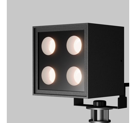 Ландшафтный светильник MAYTONI outdoor ares led 8w алюминий и стекло черный O309FL-L8B3K