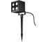 Ландшафтный светильник MAYTONI outdoor ares led 8w алюминий и стекло черный O309FL-L8B3K 1