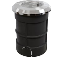 Встраиваемый светильник MAYTONI outdoor flash led 3w нержавеющая сталь серебро O044DL-L3S3K