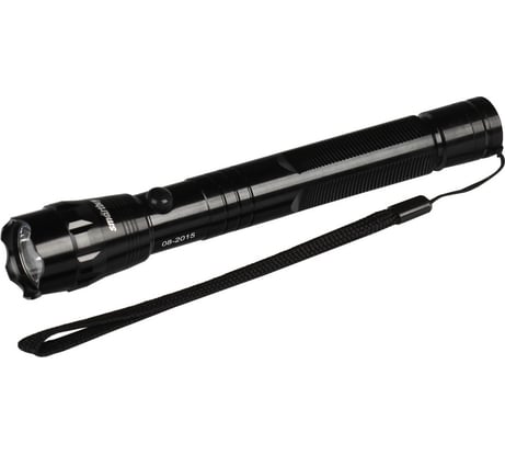 Светодиодный алюминиевый фонарь Smartbuy 1Вт 2AA, черный SBF-600-K