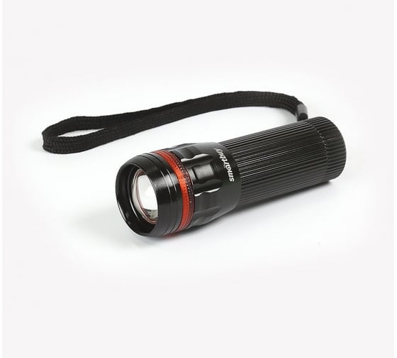 Светодиодный алюминиевый фонарь Smartbuy 3 Вт, черный SBF-305-3ААА