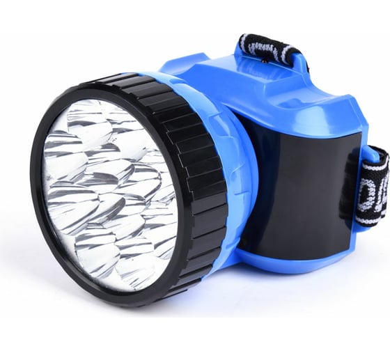 Аккумуляторный налобный фонарь Smartbuy 12 LED, синий SBF-26-B
