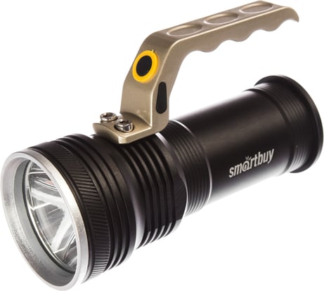 Аккумуляторный светодиодный фонарь Smartbuy CREE T6 10Вт, металлический с ручкой, IP54 SBF-30-H