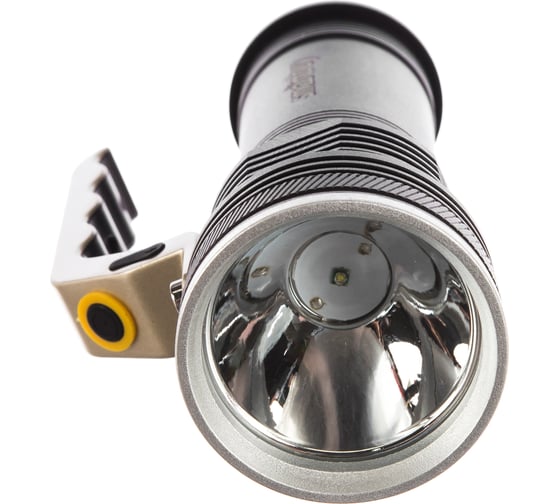 Аккумуляторный светодиодный фонарь Smartbuy CREE T6 10Вт, металлический с ручкой, IP54 SBF-30-H