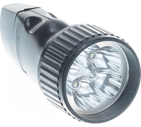 Аккумуляторный светодиодный фонарь Smartbuy 5 LED с прямой зарядкой, черный SBF-44-B
