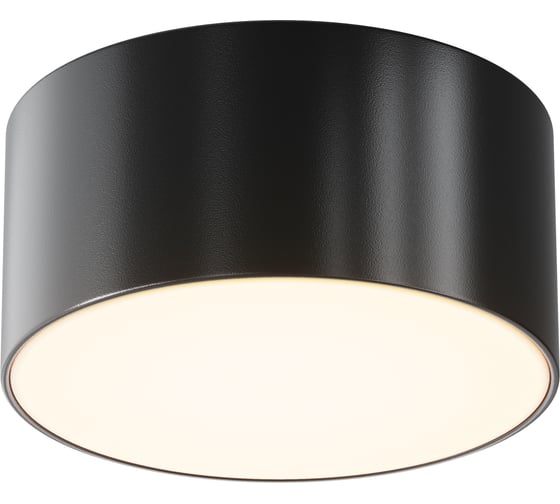 Потолочный светильник MAYTONI outdoor zon ip led 15w алюминий и пластик черный O430CL-L15B3K