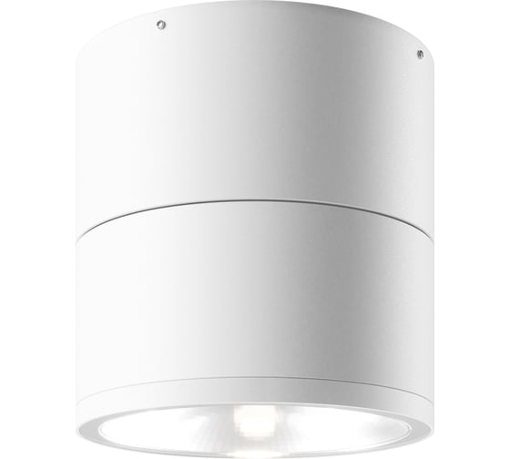 Потолочный светильник MAYTONI outdoor spin led 7w металл и стекло белый O310CL-L7W3K