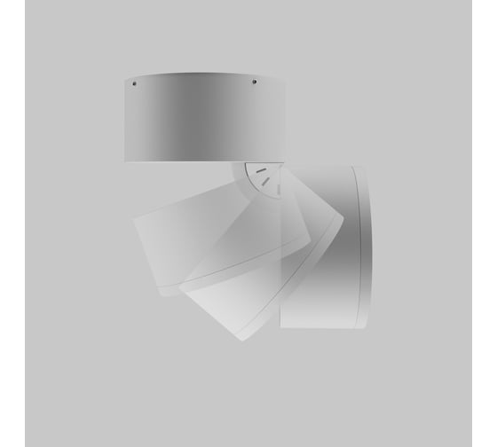 Потолочный светильник MAYTONI outdoor spin led 7w металл и стекло белый O310CL-L7W3K